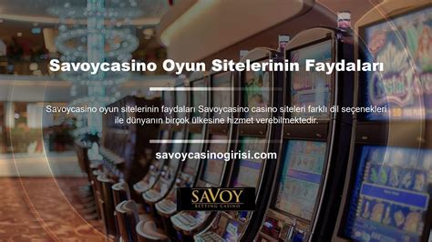 Savoy Casino Resmi Web Adresi